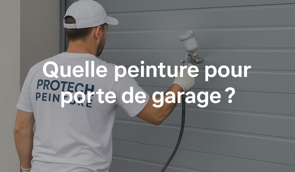 Quelle peinture pour porte de garage